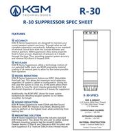 KGM Technologies R30 SUPPRESSOR *IN STOCK*