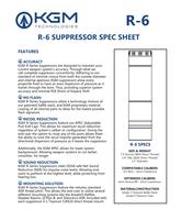  KGM Technologies R6 Supressor **IN STOCK*
