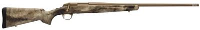 Browning 035498294 X- Bolt Hells Canyon Speed 6.5 Prc 3 + 1 24 Burnt Bronze Cerakote A- Tacs Au Camo Right Hand