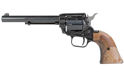 Heritage Rough Rider Snake Series .22 Lr, Fixed Sights, Blued, Copperhead Grips, 6rd