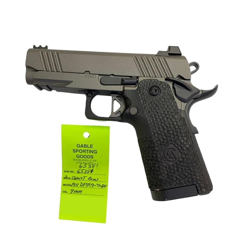 Cosaint Arms Cos21 Double Stack 1911 Compact Tung/Blk 9mm Pistol (Dfttc9- Tubk)
