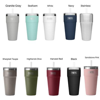  Yeti Rambler 26 Oz Stackable Cup With Straw Lid (Yram26)