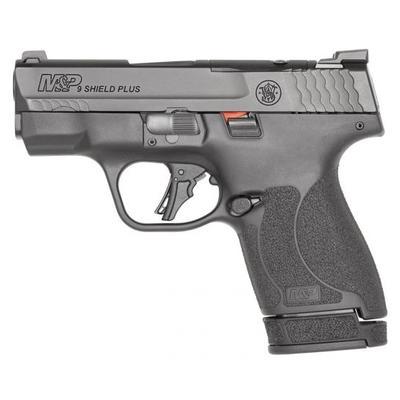 S&W M&P SHIELD PLUS OPTICS READY 9MM PISTOL, BLACK - 13534