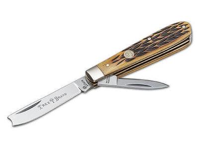 Böker Manufaktur Traditional Series Jigged Brown Bone Razor Jack