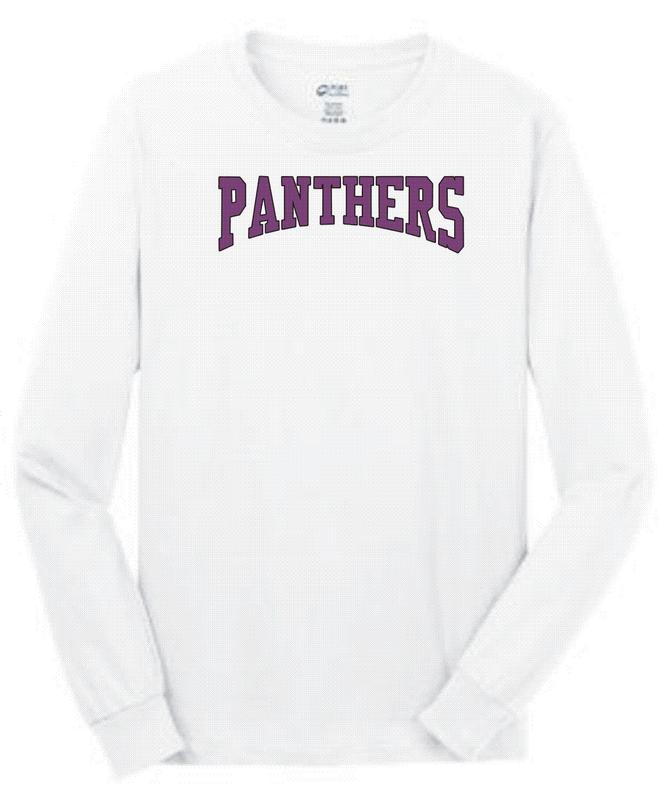 Gable Sporting Goods | Sanmar White Long-Sleeve T-Shirt w/ 2-color logo ...