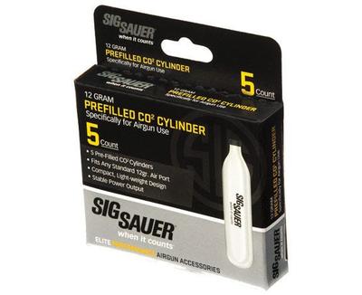 SIG SAUER CO2 12GRAM CLYNDERS 5 PACK