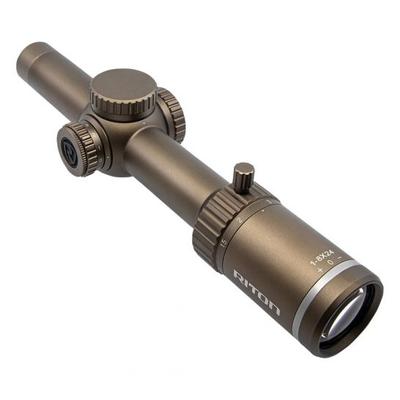 RITON OPTICS X3 TACTIX 1-8X24MM RIFLESCOPE, FLAT DARK EARTH