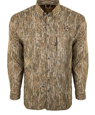 Men's Mesh Back Flyweight Shirt 2.0- Mossy Oak Bottomland