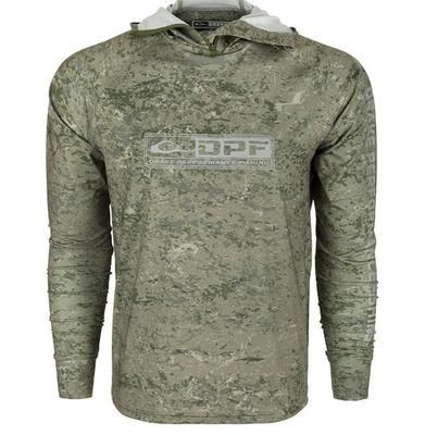 Shield 4™ DPF Hooded Sun Shirt-Duckweed