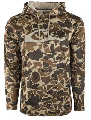 Drake Waterfowl MST Camo Performance Hoodie - Old School 