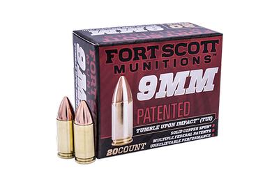 Fort Scott Munitions 9mm Luger 20 Rounds 115 Grain FMJ