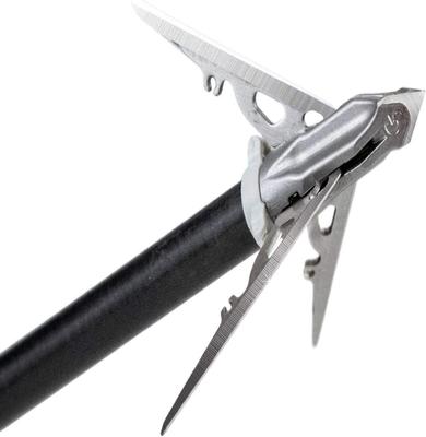 G5 Outdoors Megameat 100 Grain Broadhead 3 Pk, Stainless Steel (MM100)