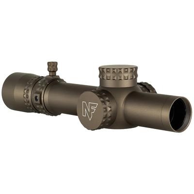 Nightforce NX8 1-8x24mm F1 .2 MRAD PTL FC-DMX Dark Earth Riflescope w/Capped E/W C663