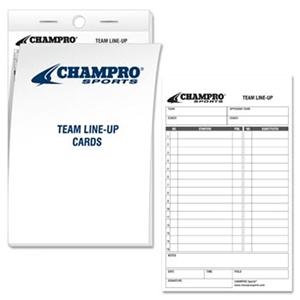 AF61 - Champro Line Up Cards