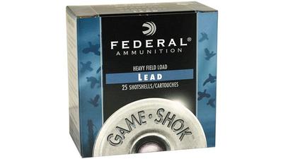 FEDERAL H2897.5 GAME SHOK HEAVY FIELD LEAD 28GA 25 ROUNDS PER BOX