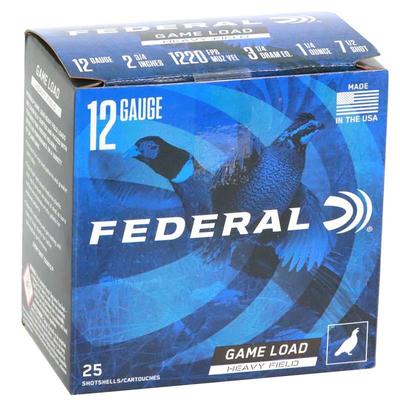Federal Game-Shok Heavy Field 12 Gauge Ammo 2-3/4 1-1/4oz #7.5 Shot 250 Rounds