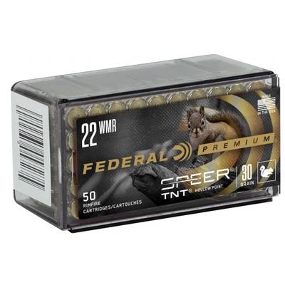 FEDERAL 22 WMR 30GR TNTHP V-SHOK AMMUNITION 50RDS - P765