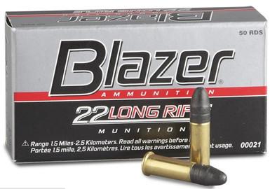 CCI Blazer .22LR LRN 40 Grain Ammo, 50 rounds - 00021