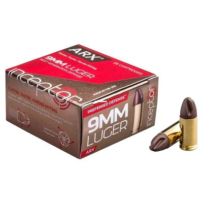 Norma ARX 9mm Luger 65gr Brass Cased Centerfire Pistol Ammunition 800940025