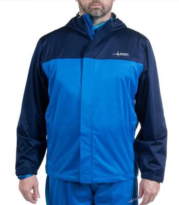 Habit Men’s Roaring Springs Packable Rain Jacket- Marlin Blue