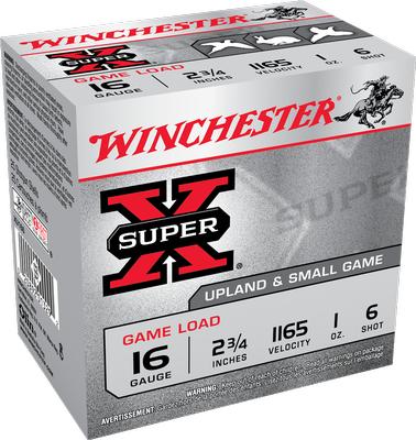 WINCHESTER AMMO XU166 SUPER-X GAME LOAD 16 GAUGE 2.75