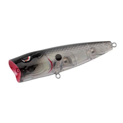 SPRO E Pop 80 Topwater Popper- BLACK SILVER