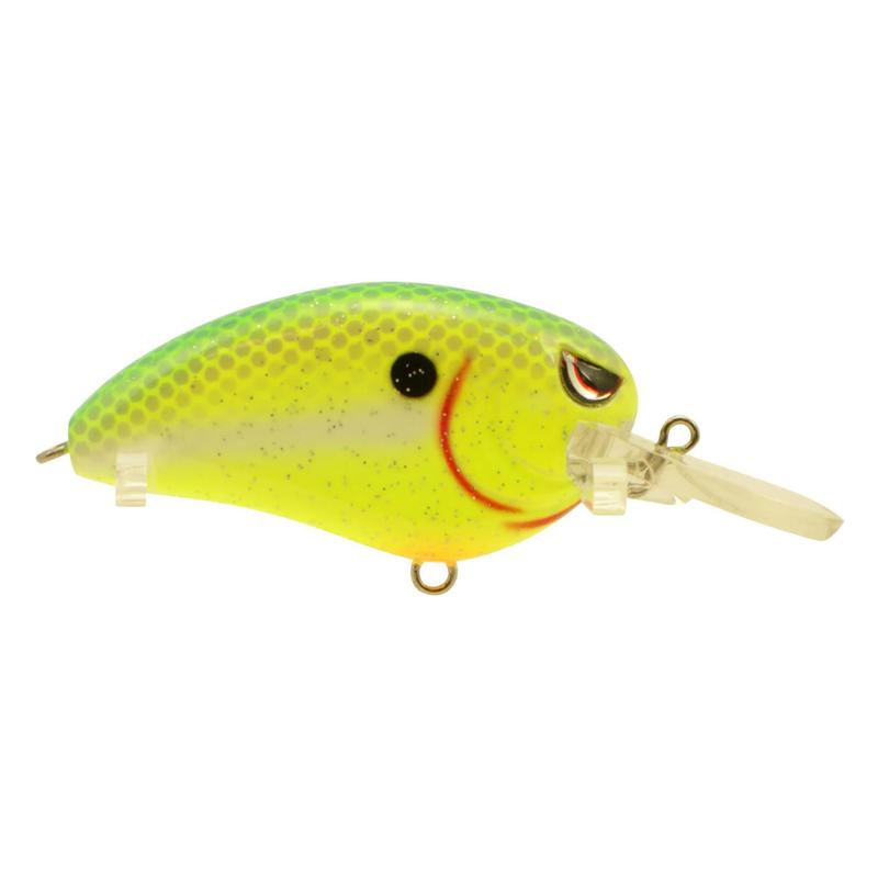 Spro John Crews Little John Md 50 Crankbait- Clear Chartreuse