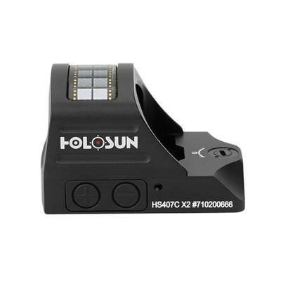HOLOSUN HS407C 1X RED DOT SIGHT SHAKE AWAKE 2MOA - HS407C-X2