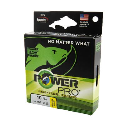 POWER PRO BRAIDED LINE 15LB 150YD-YELLOW