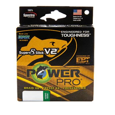 POWER PRO SUPER SLICK V2 20LB 150YD BRAIDED LINE-MOSS GREEN