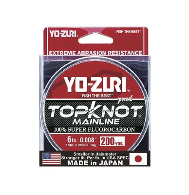 YO-ZURI TOPKNOT MAINLINE 200YDS-NATURAL CLEAR