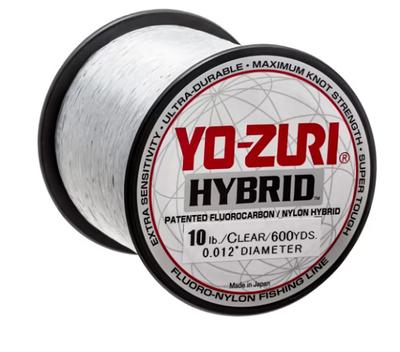 YO-ZURI HYBRID 10LB 600YDS-CLEAR