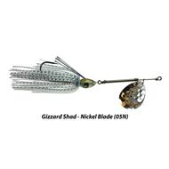  Picasso All- Terrain Weedless Inline Spinner Jig - 1/2oz - Gizzard Shad/Nickel