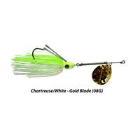 Picasso All- Terrain Weedless Inline Spinner Jig - 1/2oz - Chartreuse White Gold