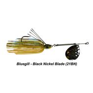  Picasso All- Terrain Weedless Inline Spinner Jig - 3/8oz- Bluegill - Black Nickel Blade