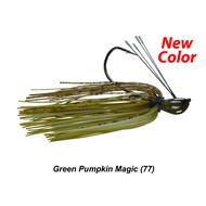  Picasso Hank Cherry Dock Rocket Jig- 3/8- Green Pumpkin Magic