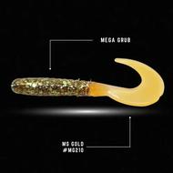  Crappie Monster Megga Grub 2 1/4in 10pk- Ms Gold