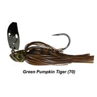  Picasso Aaron Martens Shock Blade Vibrating Jig 1/2oz- Green Pumpkin Tiger