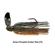  Picasso Aaron Martens Shock Blade Vibrating Jig 1/2oz- Green Pumpkin Amber Red