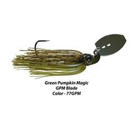  Picasso Shock Blade Pro 1/2- Green Pumpkin Magic Gpm Blade