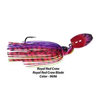  Picasso Shock Blade Pro 3/8 - Royal Red Craw/Royal Red Craw Blade