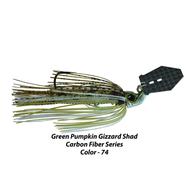  Picasso Carbon Fiber Shock Blade Pro 3/8 - Green Pmpkin Gizzard Shad