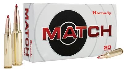 Hornady Match ELD Match 6.5mm Creedmoor Ammo 20 140gr Round Box - Brass Casing