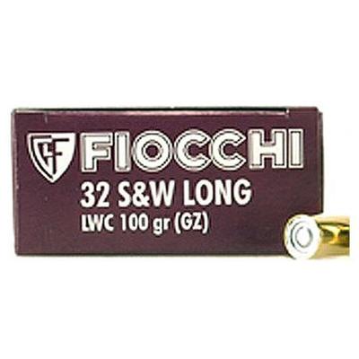 Fiocchi .32 S&W Long Ammunition 50 Rounds Lead Wadcutter 100 Grains 32LA