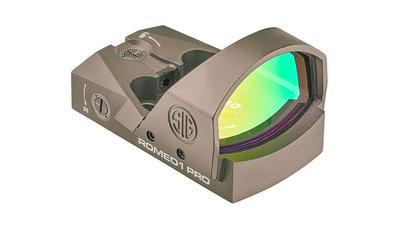 SIG SAUER ROMEO 1PRO 1X30MM RED DOT SIGHT, 6 MOA DOT RETICLE- FLAT DARK EARTH