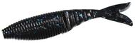  Yamamoto 4in Zako Swimbait- Black With Large Blue Flake