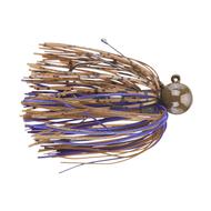  Picasso Tungsten Football Jig 3/8oz - Green Pumpkin Tiger Purple - 4/0