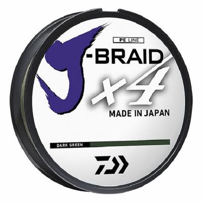 DAIWA J-BRAID 4X 20LB 300YD-DARK GREEN
