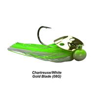  Picasso Lures 1/2oz.Knocker- Chartreuse/White Gold Blade