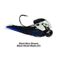  Picasso Lures 1/2oz.Knocker- Black/Blue Shower - Black Nickel Blade